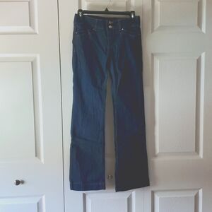 White House Black Market Navy Flare Jeans